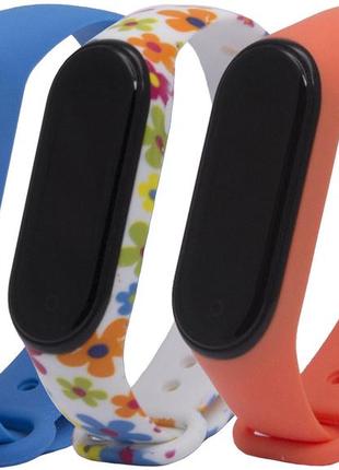 Комплект ремінців mrk для xiaomi mi band 4/3 spring field (mrk7510)