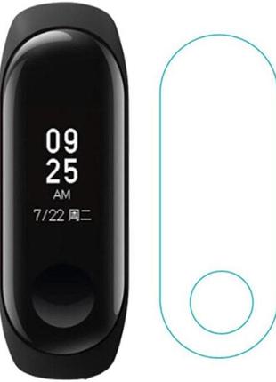 Защитная пленка mrk для xiaomi mi band 3 глянцевая (mrk7280)1 фото