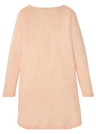 Домашнє плаття (нічна сорочка), розмір xs/s, колір пудровий2 фото