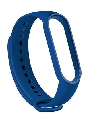 Силіконовий ремінець mrk для фітнес браслета xiaomi mi band 5/6 синій (mrk21042080)