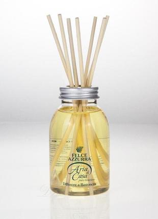 Освіжувач повітря felce azzurra дифузор з паличками аромат тальком і лавандою 200мл