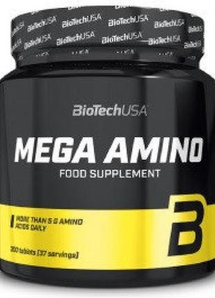 Амінокислоти bio tech mega amino 300 таблеток