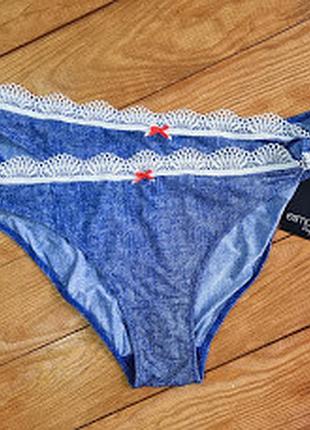 Комплект трусиков, размер m/l, цвет синий
