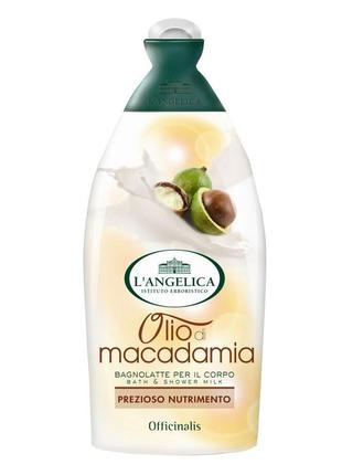Піна, гель для душу "масло макадамії"/l angelica bath & shower macadamia