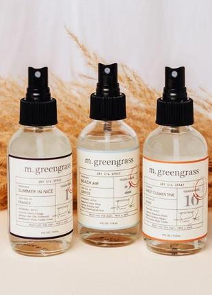 Суха олія-спрей для тіла, обличчя та волосся m. greengrass beach air dry oil spray 118 мл7 фото