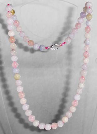 Намисто з берилу, ø6 мм, 894бсб