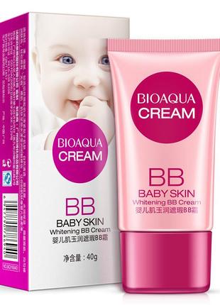 Bb крем для лица увлажняющий bioaqua baby skin bb cream (40мл)