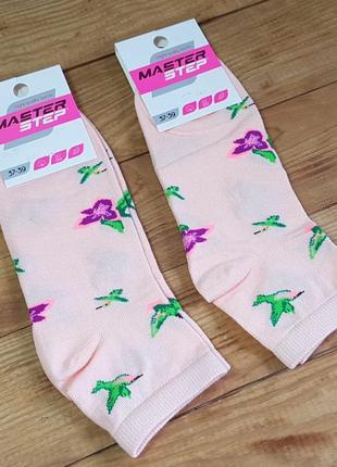 Шкарпетки жіночі "квіточка", розмір 25 / 37-39