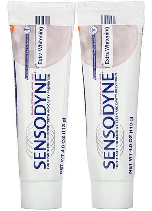 Sensodyne, що відбиває зубна паста з фтором, подвійна упаковка, 2 тюбика по 113 р (4 унції) ssd-08414 київ