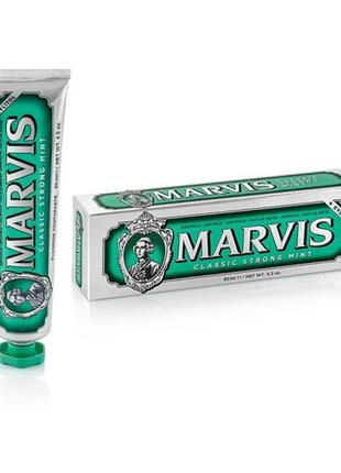 Зубная паста marvis classic strong mint 85 мл1 фото