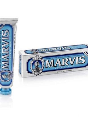 Зубна паста marvis aquatic mint зі смаком морської м'яти 85 мл