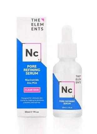 Сыворотка для сужения пор the elements pore refining serum 30ml
