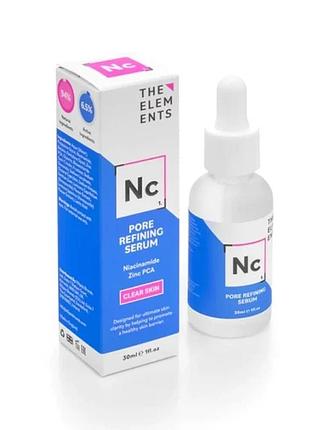 Сыворотка для сужения пор the elements pore refining serum 30ml