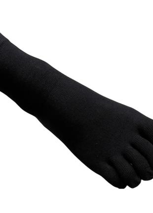 Шкарпетки з пальцями високі онікс five fingers shu 42-44 чорний4 фото