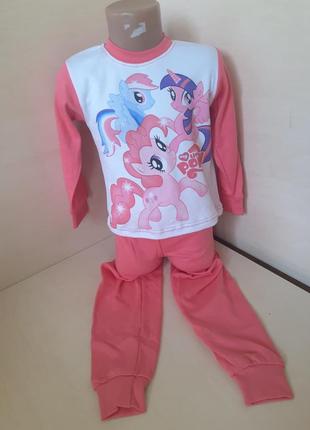 Пижама для девочки little pony р.98 - 1286 фото