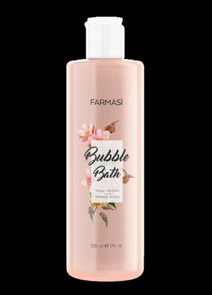 Гель для душа и пена для ванны 2 в1 "волшебный нектар" bubble bath farmasi 500 мл