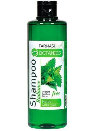 Шампунь botanics з екстрактом кропиви farmasi