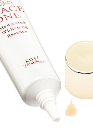 Антивозрастная отбеливающая эссенция для лица kose сosmeport grace one medicated whitening essence, 30 g3 фото