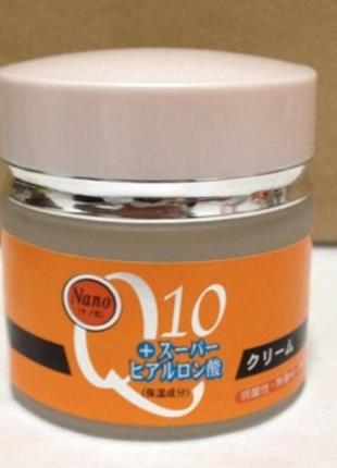 Крем для лица с q10 и гиалуроновой кислотой hada riki nano 50 g1 фото