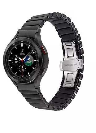 Керамічний браслет для samsung galaxy watch 4 40mm / classic 42mm / 44mm / classic 46 mm