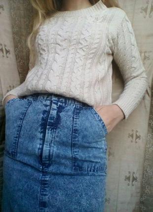 Светр укорочений, облягаючий