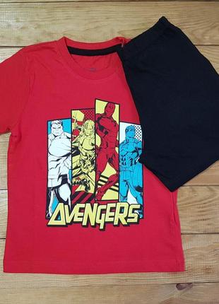 Пижама летняя для мальчика "avengers", рост 110 / 1164 фото