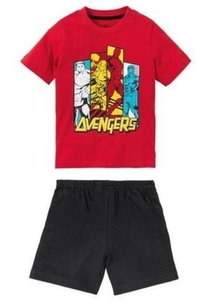 Пижама летняя для мальчика "avengers", рост 110 / 1162 фото