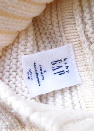 Теплая тепла кофта свитер светр джемпер худи пончо с капюшоном и ушками gap2 фото
