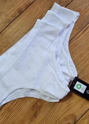 Комплект женских трусиков, размер s/m, цвет белый
