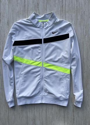 Nike кофта спортивная белая xl dri fit1 фото