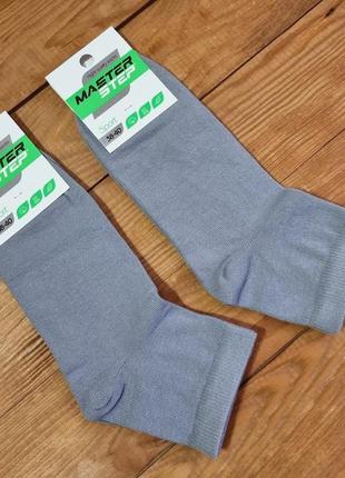 Носки укороченные, размер 38-40, цвет серый