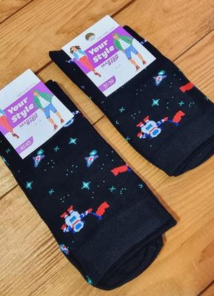 Носок молодіжний, розмір 41-43, колір чорний