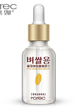 Сыворотка увлажняющая для лица с зародышами риса rorec rice skin beauty essence (15мл)