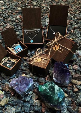 Подвеска серебряная самолет, цепочка + кулон с камнями для путешествий из серебра 925...