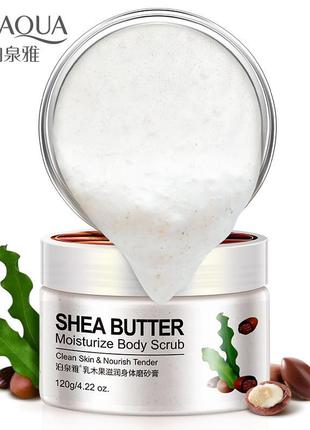 Скраб для тіла з маслом ши bioaqua body scrub shea butter (120г)