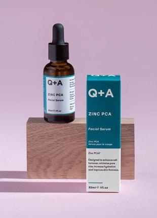 Сироватка із цинком q+a zinc pca facial serum 30 ml