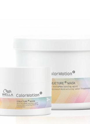 Маска для сохранения цвета и структуры окрашенных волос wella color motion