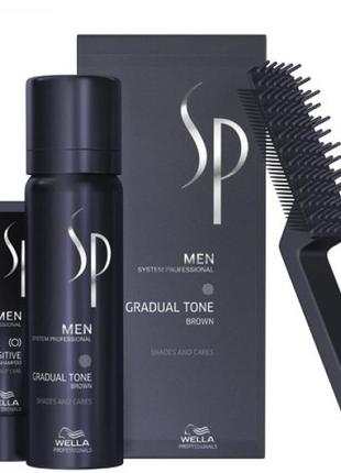 Набір проти сивини men gradual tone wella sp