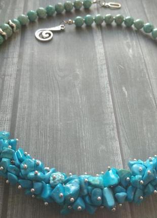 Колье бирюзового цвета