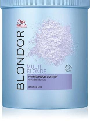 Осветляющий порошок-пудра wella blondor multi blondor powder (800g)