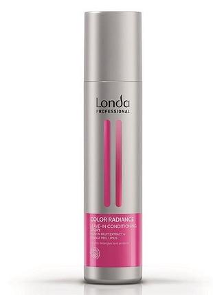Несмываемый спрей-кондиционер для окрашенных волос londa color radiance leave-in conditioning spray 250 мл