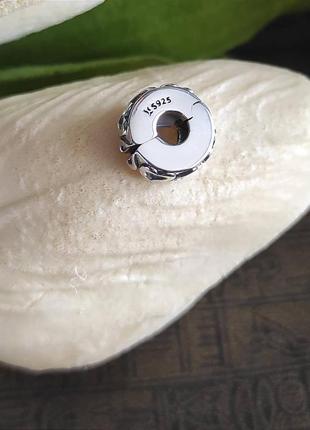 Срібний шарм стопер "серця" для браслета pandora. підвіска намистина для браслета пандора s9257 фото