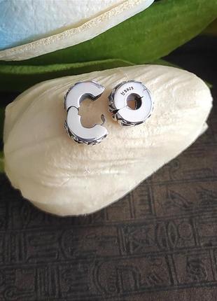 Срібний шарм стопер "серця" для браслета pandora. підвіска намистина для браслета пандора s9258 фото