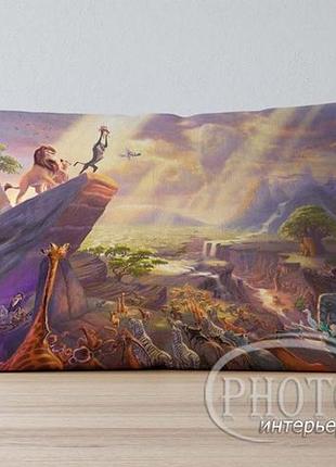 Детская подушка с фото "король лев"