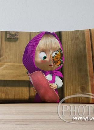 Детская подушка с фото "маша из мультфильма 1"