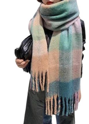 ❄️теплий зимовий шарф /дреди 🤍❄️