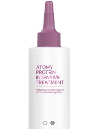 Atomy protein intensive treatment. интенсивный протеиновый уход для волос атоми 200 мл.2 фото