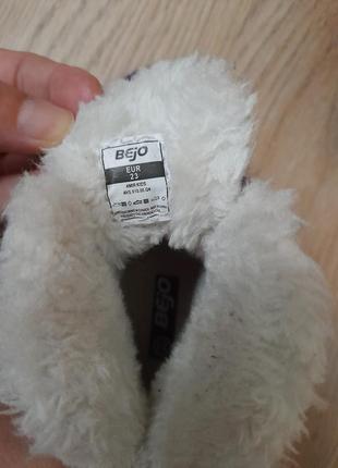 Зимові ботінки(зимние ботинки)для дівчинки фірми bejo, розмір 235 фото
