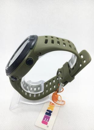 Часы мужские спортивные водостойкие skmei 1251 (скмей), цвет черный с хаки ( код: ibw344bh )