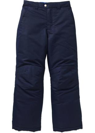 Зимние лыжные термо штаны из сша faded glory. синий и черный. на 14лет1 фото